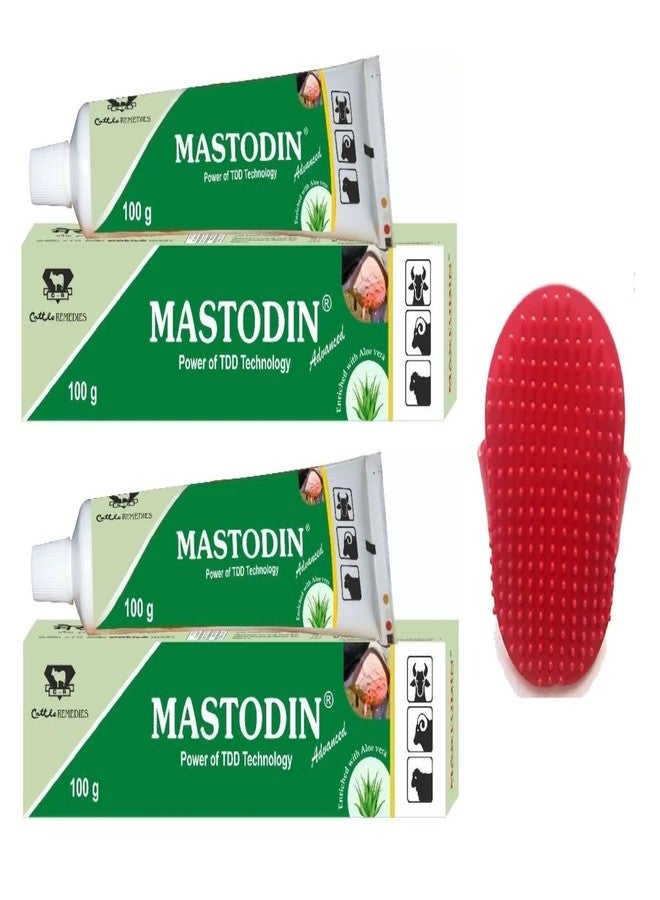 BULLYPET MASTODIN Enhances fast recovery from mastitis 100GM (PACK OF 2) WITH GLOVE - Image 1